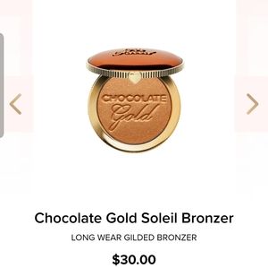 Too Faced Chocolate Gold Soleil Bronzer